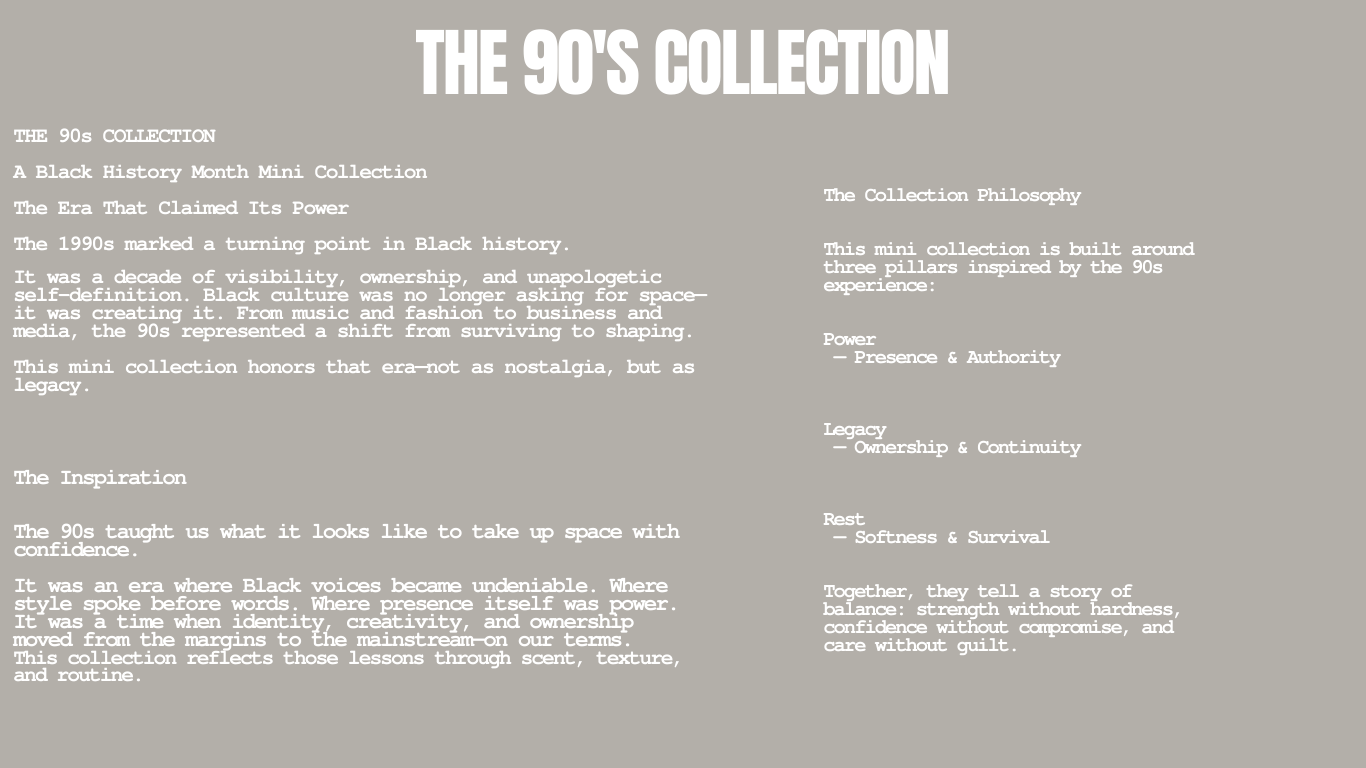 #YouSoBlack 90's Collection