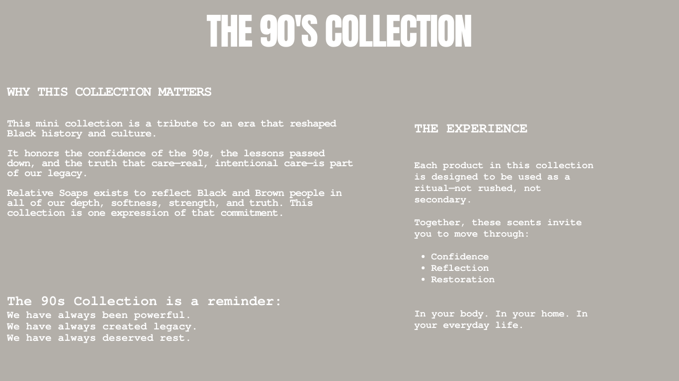 #YouSoBlack 90's Collection